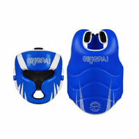 Thickened Padding Combat Arts Safety Set Force Absorbing Full Body Protection Set Long-Lasting Kids Training Protection Kit Adjustable Fit for Adults, Young Athletes, Beginners, Sanda, Muay Thai, Combat Sports, Dojo