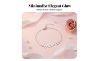 Mama Letter Bracelet Stainless Steel Mama Word Bracelet Light Luxury for Mothers