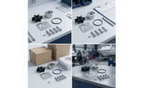 Outboard Water Pump Impeller Repair Kit Long-Lasting Water Pump Repair Kit with Impeller Reliable Dependable for Boat Owners