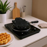 Double Sided Pan Non Stovetop Maker Easy to Clean Stovetop Sandwich Maker for Outdoor, Camping