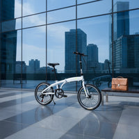 20 Inch Folding Bike Adjustable Handlebar Portable Commuter Bicycle for Adults