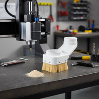 Carving Machine Dust Cover Brush Skirt Spindle Dust Hood Removable for Woodcrafting