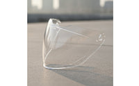 Clear Helmet Visor Easy to Replace Face Cover Replacement Curved for Motorcyclists