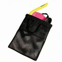 Draining Swim Mesh Bag Ventilated Swim Gear Bag Zippered Handheld for Swimming
