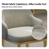 With supportrest Restaurant design Barstool Modern Design Lowsupport Pedestal Stool Integrated Footrest Counter Chair Stable Round Base for shop Staff, Receptionists, Business Owners, Reception Area, Cafe, Bistro, Kitchen