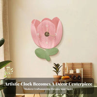 Drill-Effortless Installation Silent Decorative Clock Modern Design 3D Decorative Clock Non-Ticking for Renters, Adults, Bedroom, Study