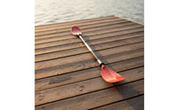 Paddle for Kayaking 4-Section Aluminum Paddle for Kayaking Straight Shaft Water Sports Gear for Kayaking, Inflatable Boat, Rafting