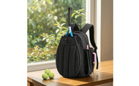 Quilted Backpack with Shoe Compartment Compact Pickleball Backpack Lightweight Pickleball Bag Portable for Gym