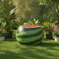Watermelon Stool Outdoor Garden Stool with Watermelon Shape Whimsical Furniture for Gardeners