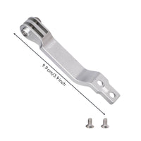 Front Light Bracket CNC Machined Folding Headlight Mount Aluminum Alloy Snout Shaped Mount for Cyclists, Commuters, Commuting
