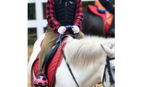 Saddle Grab Strap Metal Clips Horseback Riding Grab Strap Saddle Safety Handle Padded-Looking Sturdy