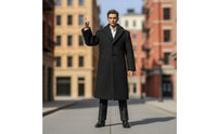 1/6 Scale Overcoat Fits Standard Male Figures 1/6 Scale Trench Coat Realistic Detail 12-Inch Figure Long Coat for Toy Photography, Diorama Building