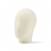 Mannequin Head with Stand Textile-coveredCovered Mannequin Head Hat Display Stand Upright Freestanding for Retailers