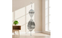 Wind with Crystal Pendant Reflective Decor Kinetic for Patio