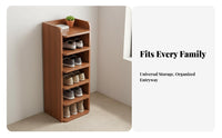 360° Rotation Rotating Shoe Cabinet Space-Saving Cylindrical Shoe Rack Versatile Use Vertical Rotating Tray Organizer Easy Assembly for Apartment Dwellers, Homeowners, Entryway, Hallway, Dressing Room, Bedroom
