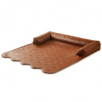 Pet Sleeping Mat Waterproof Dog Mat with Raised Edge Scratch-Resistant for Couch
