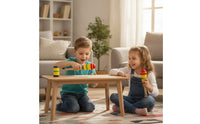 Hand-Eye Coordination Bilboquet Painted Cup and Ball Toy Educational Cup and Ball Game Interesting for Children, Indoor Play