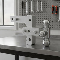 Three Sphere Adjustable Trailer Hitch Resistant Adjustable Truck Trailer Hitch drop/height Adjustment for Unpaved Terrain