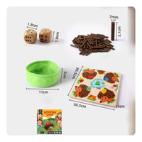Educational Hedgehog Game Board with Pegs Learning Wooden Peg Game Sensory Peg Board Safe for Preschool
