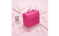 Large Capacity Multilayer Cosmetic Case Multi-Compartment Portable Makeup Organizer Easy to Organize Portable Makeup Box Lightweight for Nail Technicians, Eyelash Artists, Salon, Outdoor Use