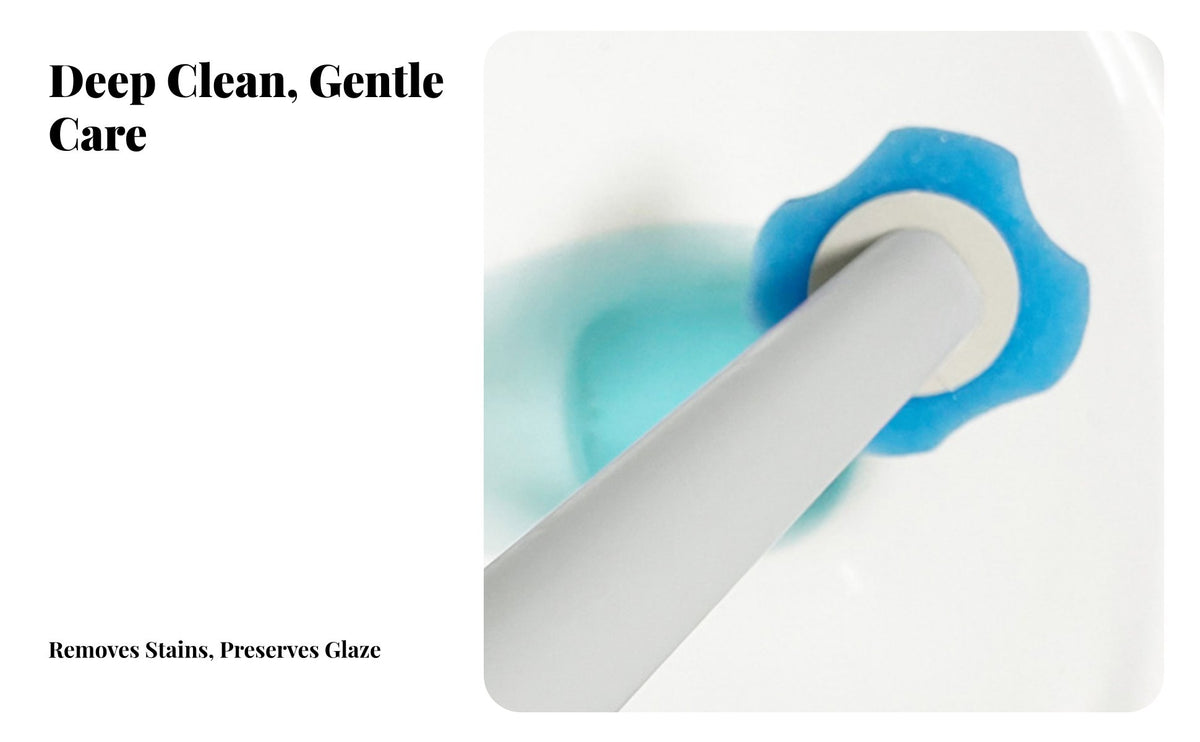 Toilet Brush Set Hygienic Toilet Brush Kit Space Saving Washroom Accessory for Office, RV