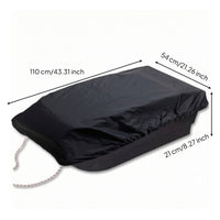 Ice Fishing Sled Cover Waterproof Snow Sled Cover Weatherproof Water-Proof for Outdoor Storage