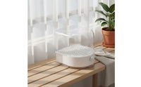 Multifunction Parrot Bath Tub Easy to Install External Bird Bath Removable Bird Bathing Box Space Saving