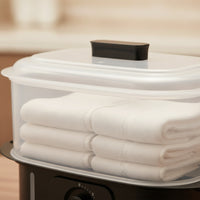 Towel Heated Sanitizing Appliance Countertop Electric Towel Steamer Compact Equipment for Spas, Hotel