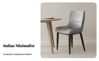 Upholstered Side Chair Modern Design Dining Seating Padded Seat Padding Ergonomic Backrest for Interior Decorators