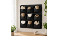 Vertical Planter Bag Reinforced Edges Wall Planter Simple to Install to Mount