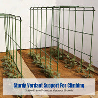 Outdoor Cucumber Trellis, Metal Frame for Climbing Vegetables, Courtyard Balcony Stand