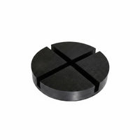 2 Pieces Heavy Duty Slotted Lift Pad Universal Fit Rubber Lift Pad Non-Slip Frame Protector Load-Bearing for Garage