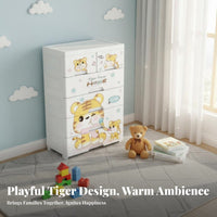 Multi-Tier Storage Tower child-safe Multi-Tier Rolling Cart Space Saving