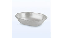 Stainless Steel Oval Colander Perforated Draining Basin Sturdy Mesh Colander for Kitchen, Meal Prep