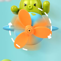Manual Airplane Water Spray Water Shooter with Figures Plastic Soaker Waterproof for Toddlers