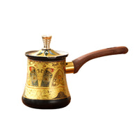 Long-Handled Coffee Pot Secure Lid Tea Server Multifunctional Kitchenware