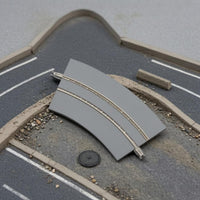 9 Mm Gauge N Scale Curved Track Integrated Joiners Curved Track Section for Miniature Train Layouts