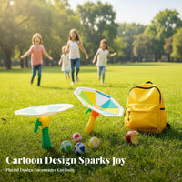 Parent-Child Interaction Sticky Paddle Ball Game Good Stickiness Paddle Grab Ball Game Soft Safe Balls for Children, Boys, Outdoor, Park