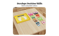 3 Sets Educational Inspired Sock Glove Shoe Pairing Toy Early Education Left Right Shoe Sorting Game Develops Observation Skills