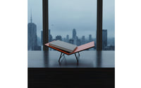 Book-Shaped Magazine Rack Slanted Design Open-Reading Material Rack Holder Household Organizer for Office