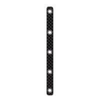 Chassis Reinforcement Strip Carbon Fiber Chassis Stiffener Reinforcement Bar with Screws Lightweight RC Car Part Bolt-On