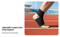 Adjustable Ankle Brace Breathable Material Compression Ankle Wrap Versatile Supportive Gear for Fitness Enthusiasts, Women, Basketball, Running, Gym