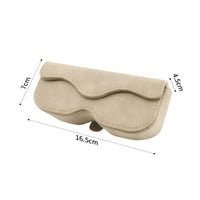 Car Visor Glasses Case Profile Sun Visor Glasses Case Scratch Resistant Car Sunglasses Holder for Driver Seat