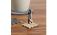 3D Printed 1/64 Scale Woman Figure Pre-Painted Walking Woman Miniature Realistic Intricacy Female Miniature Scene Figure for Hobbyists, Dioramas
