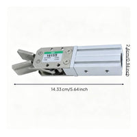Rotating Mechanical Hand Rotation Cylinder Compact Robot Gripper Rotator Metal Body Pneumatic Rotary Cylinder