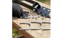 Chain Link Fence Gate Latch Rust Resistant Chain Fence Gate Latch Padlock Hole for Outdoor