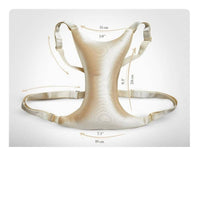 Attached Straps Chest Support Pillow Washable Breast Pillow Pressure Relief Sleep Aid Contour Design