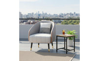 Light Luxury Design Single Sofa Chair High-Density Foam Cushion Single Sofa Armchair Luxurious Comfort Small Apartment Armchair Ergonomic Design for Office