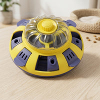 Mental-Stimulating Slow Feeder Puzzle Boredom-Relief Dog Puzzle Toy Indoor Slow Feeder with Clear Chamber Long-Lasting for Dogs