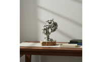 Lake Stone Imitation Asian Inspired Scholar's Rock Decoration Miniature Rockery Sculpture Naturalistic Design for Desktop